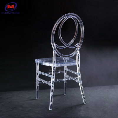 Outdoor Clear Resin Polycarbonate Dining Chairs Phoenix Resin Chiavari For Wedding Hotel