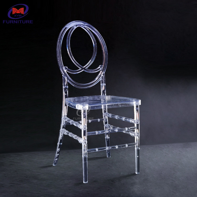 Outdoor Clear Resin Polycarbonate Dining Chairs Phoenix Resin Chiavari For Wedding Hotel