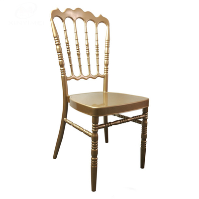 Standart Boyut Mahogany Düğün Chiavari Sandalye Etkinlik Ziyafeti İçin