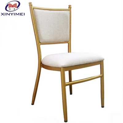 Özel otel yemek sandalyesi embossed indentation alüminyum alaşım metal döşeli bambu sandalye